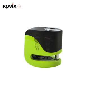 Candado de disco KOVIX Alarma 120db Amarillo