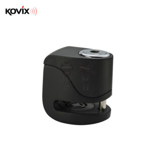 Candado de disco KOVIX Alarma 120db Negro