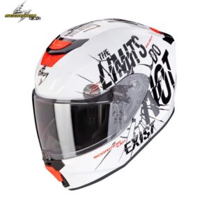 Casco SCORPION EXO-Junior Air BOUM Blanco/Negro