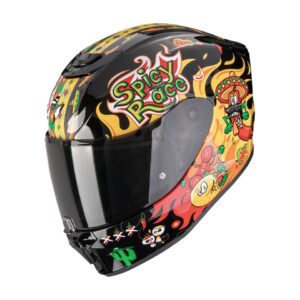 Casco SCORPION EXO-Junior Air  YUCATAN Negro-Amari