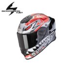 Casco SCORPION EXO-R1 Evo Air Zaccone Plata Negro