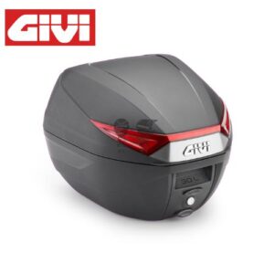 GIVI Baúl MONOLOCK C30 30Lts Negro/Rojo