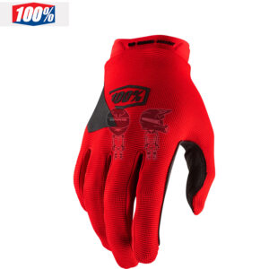 Guantes 100  Ridercamp Junior Negro/Rojo
