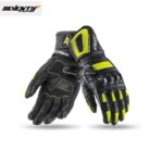 Guantes SEVENTY70 SD-R20 Racing Mujer Neg/Am Flúor