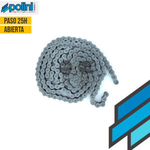 POLINI Cadena 25H Abierta 1 Metro  157 Eslabones 