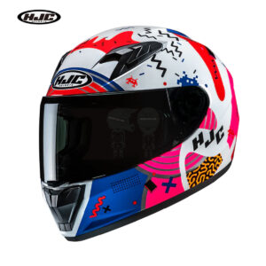 Casco HJC Y10 MIKA MC28 Blanco/Azul