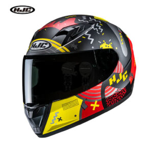 Casco HJC Y10 MIKA MC1SF Negro/Rojo
