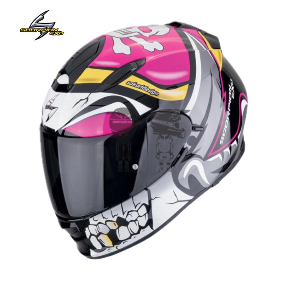 Casco-SCORPION-EXO-491-PIRATE-ROSA.jpg Casco SCORPION EXO-491 PIRATE ROSA