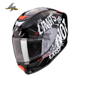Casco SCORPION EXO-Junior Air BOUM Negro/Blanco