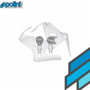 POLINI Conjunto Carenado Lateral ABS Blanco 910RS
