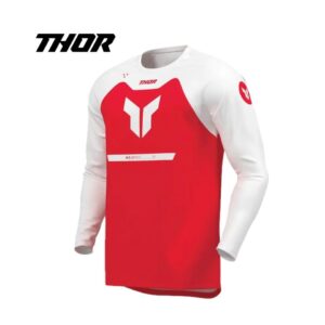 Camiseta THOR Youth Ridemode Menace Rojo/Blanco