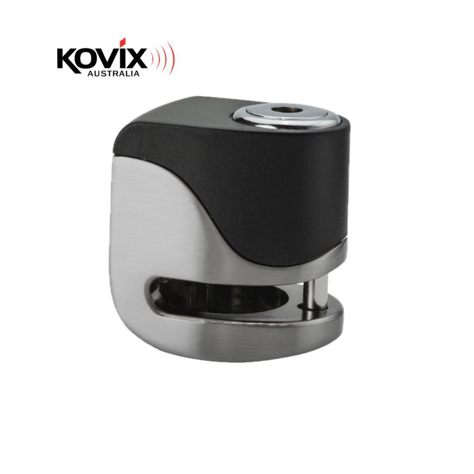 candado de disco kovix alarma 120db acero inox Candado de disco KOVIX Alarma 120db Acero Inox