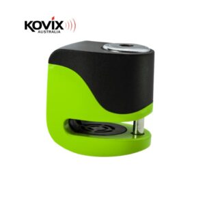 Candado de disco KOVIX Alarma 120db Amarillo