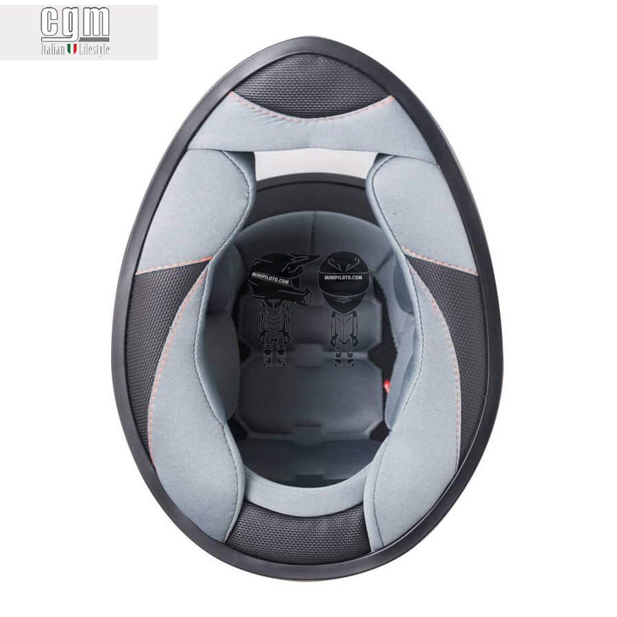 casco cgm 215g wild blanco/azul mate Casco CGM 215G Wild Blanco/Azul Mate