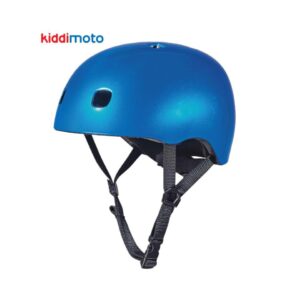 Casco Ciclismo KIDDI Azul Metalico