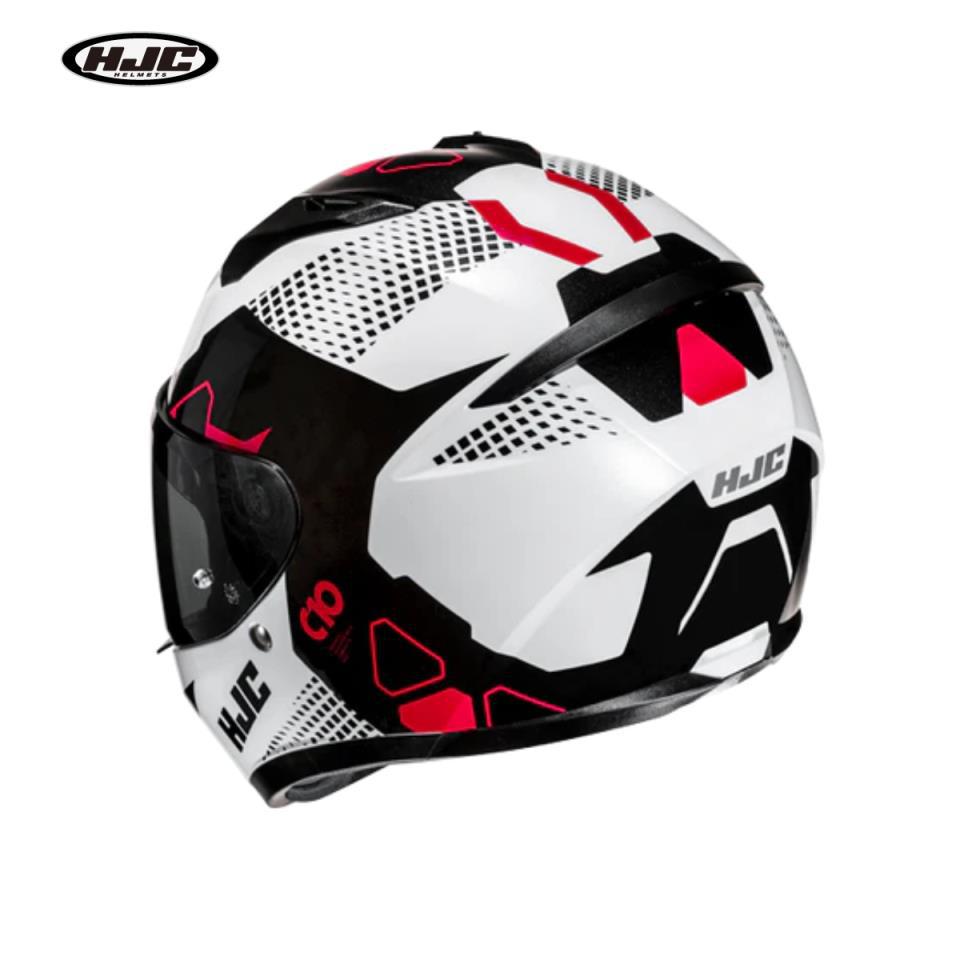 casco hjc c10 aspa mc1 blanco/negro/rojo Casco HJC C10 ASPA MC1 Blanco/Negro/Rojo