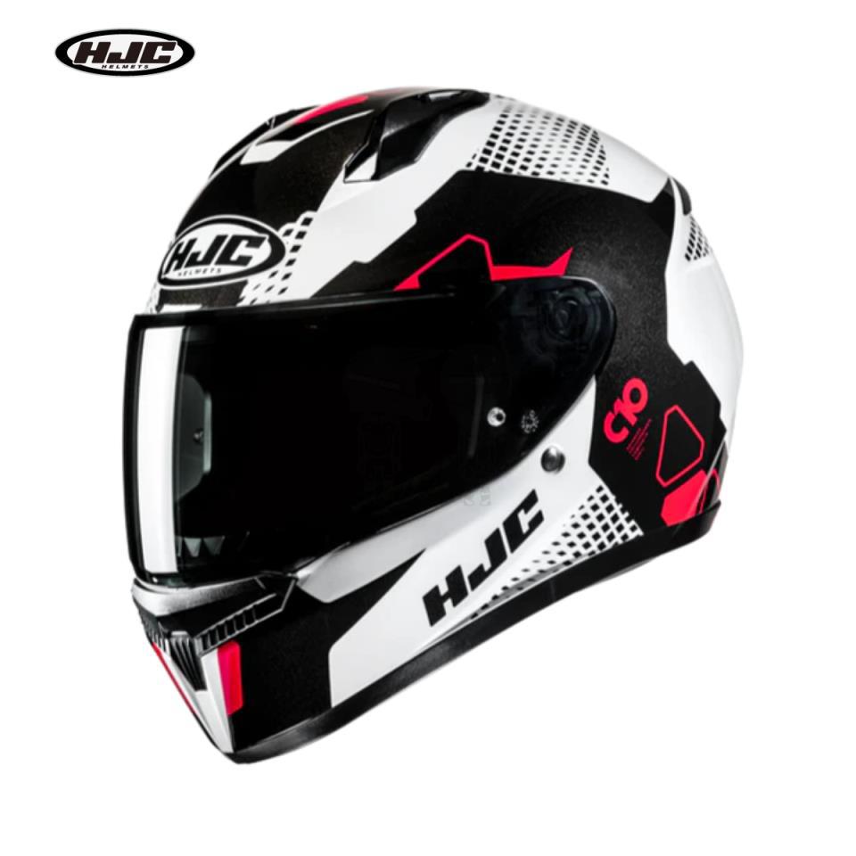 casco hjc c10 aspa mc1 blanco/negro/rojo Casco HJC C10 ASPA MC1 Blanco/Negro/Rojo