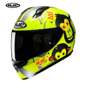 Casco HJC C10 GETI MC3HF Amarillo Flúor