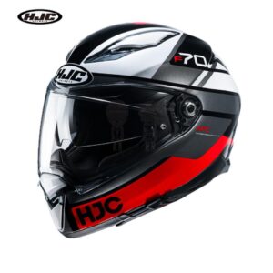 Casco HJC F70 Tino MC1 Blanco/Negro/Rojo