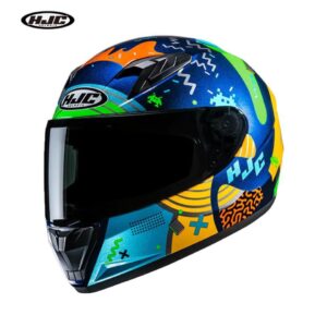 Casco HJC Y10 MIKA MC23 Azul/Verde