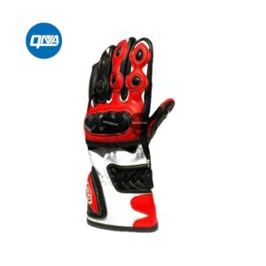 Guantes QNA Mini Racing Kids Negro/Blanco/Rojo