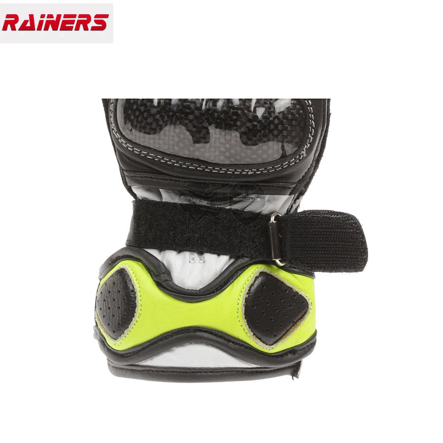 guantes rainers gp 46 junior racing amarillo flúor Guantes RAINERS Gp-46 Junior Racing Amarillo Flúor