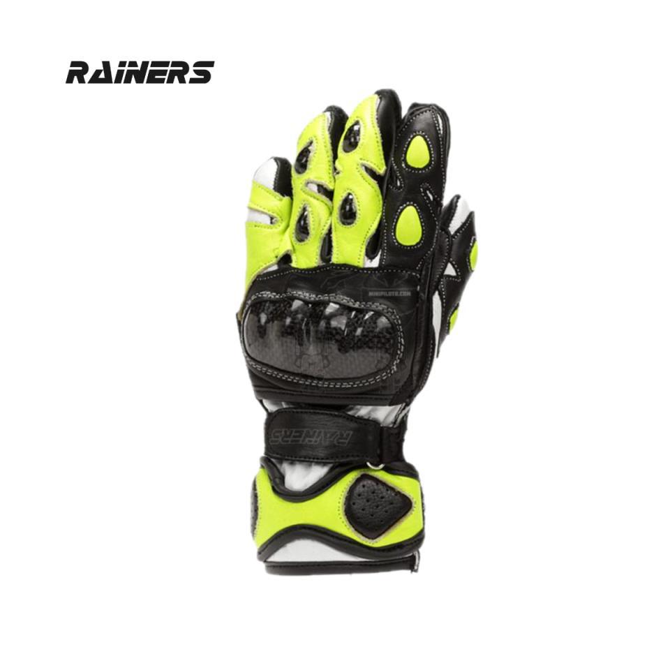 guantes rainers gp 46 junior racing amarillo flúor Guantes RAINERS Gp-46 Junior Racing Amarillo Flúor