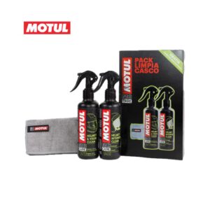 MOTUL Pack Limpia Casco  M1 M2 Mircofibra  250ml