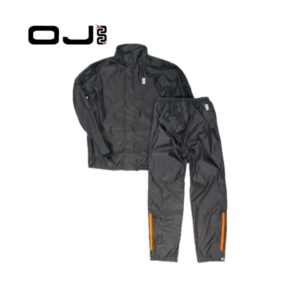 OJ Conjunto impermeable chaqueta   pantalón Negro