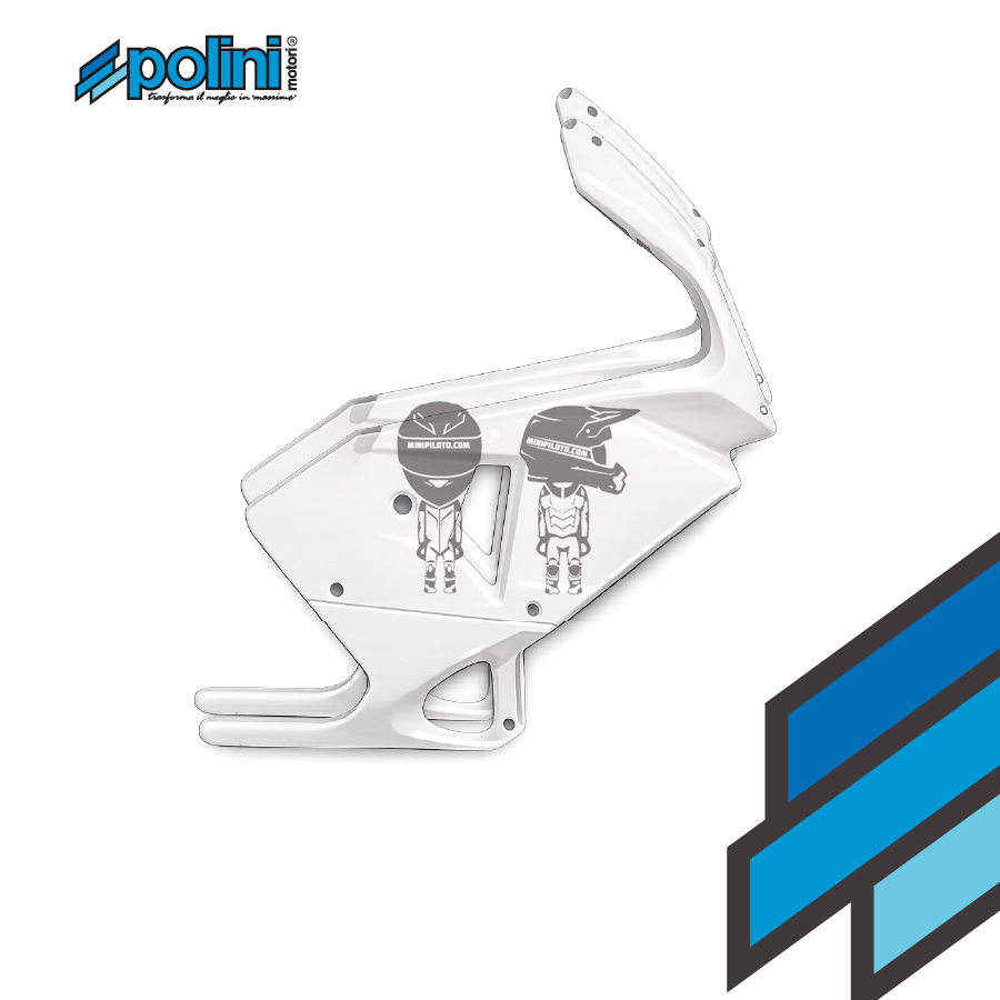 polini conjunto carenado lateral abs blanco 910rs POLINI Conjunto Carenado Lateral ABS Blanco 910RS